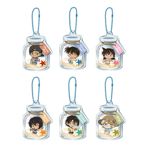 【赤井秀一カフェ（さざ波編）】「アクリルキーホルダー（ランダム6種）」 630円（C）青山剛昌／小学館・読売テレビ・TMS 1996（C）2020 青山剛昌／名探偵コナン製作委員会