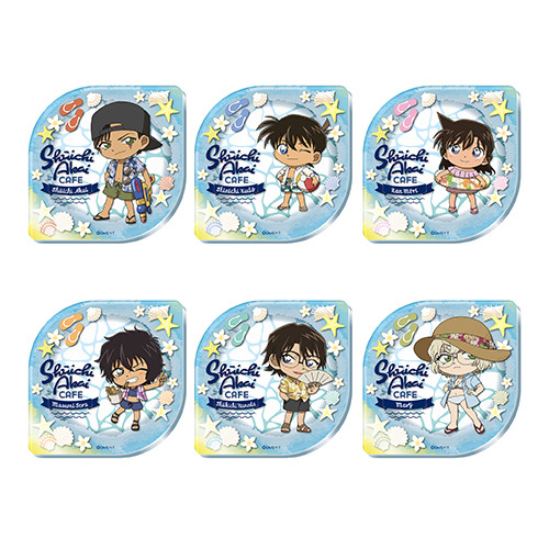 【赤井秀一カフェ（さざ波編）】「アクリルコースター（ランダム 6 種）」 800円（C）青山剛昌／小学館・読売テレビ・TMS 1996（C）2020 青山剛昌／名探偵コナン製作委員会