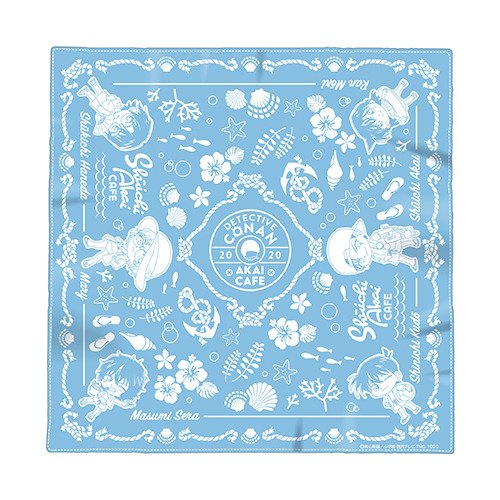 【赤井秀一カフェ（さざ波編）】「バンダナ」1,200円（C）青山剛昌／小学館・読売テレビ・TMS 1996（C）2020 青山剛昌／名探偵コナン製作委員会