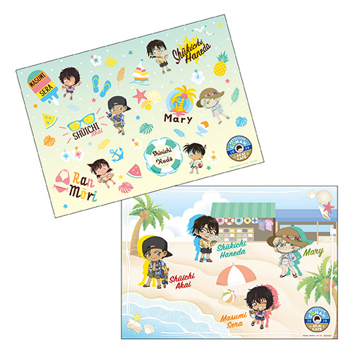 【赤井秀一カフェ（さざ波編）】【カフェ来場特典】「オリジナルランチョンマット（全2種）」（C）青山剛昌／小学館・読売テレビ・TMS 1996（C）2020 青山剛昌／名探偵コナン製作委員会