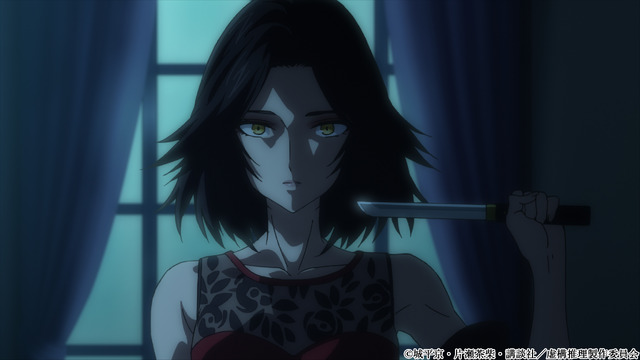 『虚構推理』第10話「虚構争奪」先行カット（C）城平京・片瀬茶柴・講談社／虚構推理製作委員会