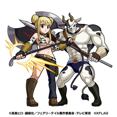 『FAIRY TAIL』×『モンスターストライク』「光属性 ★6　星霊魔導士　ルーシィ・ハートフィリア」（C）真島ヒロ・講談社/フェアリーテイル製作委員会・テレビ東京