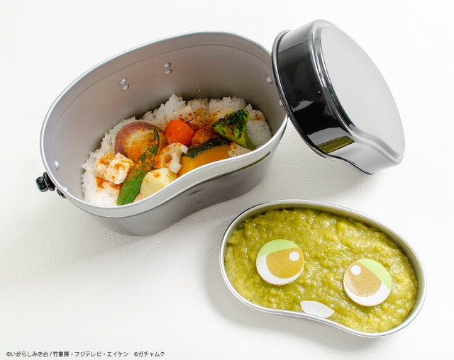 ガチャピンの飯盒カレー 1,480円（税抜）（C）いがらしみきお / 竹書房・フジテレビ・エイケン　（C）ガチャムク