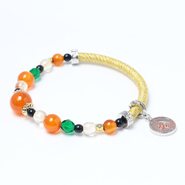 「『僕のヒーローアカデミア』ワインドコードブレスレット」爆豪勝己モデル 3,900円 （C）堀越耕平／集英社・僕のヒーローアカデミア製作委員会