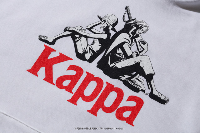 「OMINI LOGO HOODIE (Luffy x Shanks)」8,500円+税（C）尾田栄一郎／集英社・フジテレビ・東映アニメーション