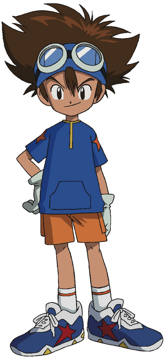 『デジモンアドベンチャー：』八神太一（C）本郷あきよし・フジテレビ・東映アニメーション