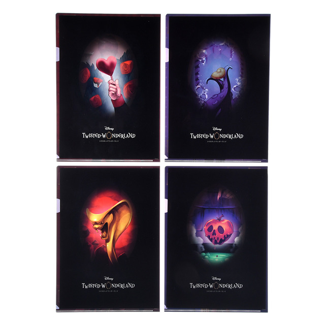 『ディズニー ツイステッドワンダーランド』シークレットクリアファイル（全8種） 200円（税抜）（C）Disney （C）Disney. Published by Aniplex