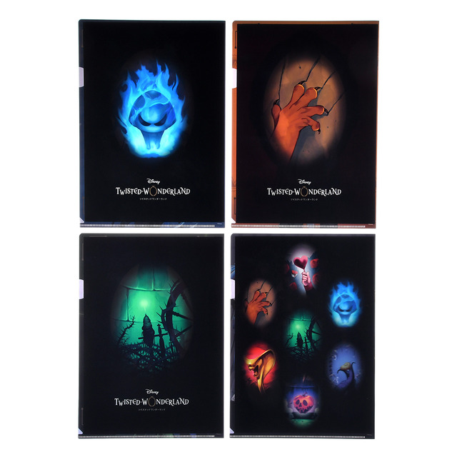 『ディズニー ツイステッドワンダーランド』シークレットクリアファイル（全8種） 200円（税抜）（C）Disney （C）Disney. Published by Aniplex