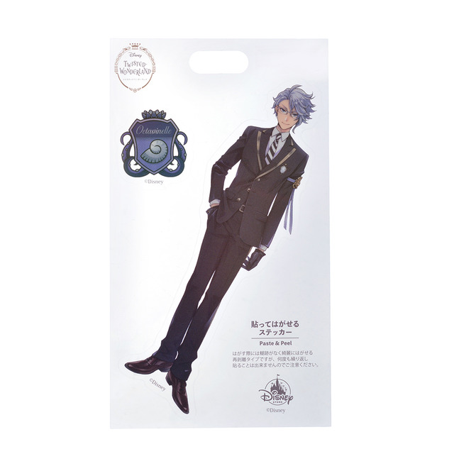 『ディズニー ツイステッドワンダーランド』ステッカー 150円（税抜）（C）Disney （C）Disney. Published by Aniplex