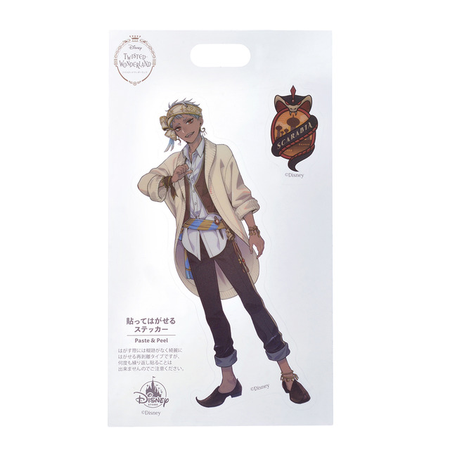『ディズニー ツイステッドワンダーランド』ステッカー 150円（税抜）（C）Disney （C）Disney. Published by Aniplex