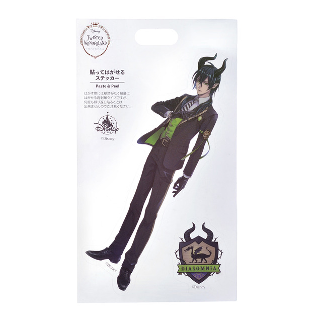 『ディズニー ツイステッドワンダーランド』ステッカー 150円（税抜）（C）Disney （C）Disney. Published by Aniplex