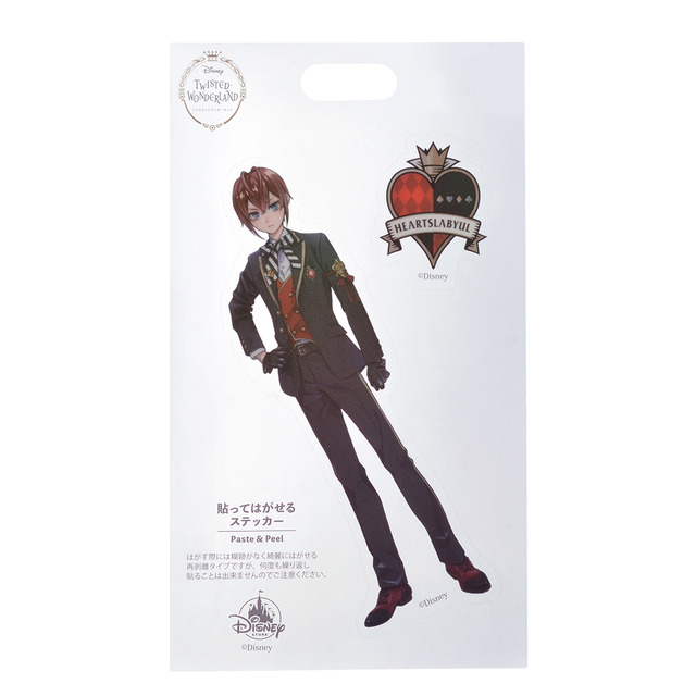 『ディズニー ツイステッドワンダーランド』ステッカー 150円（税抜）（C）Disney （C）Disney. Published by Aniplex