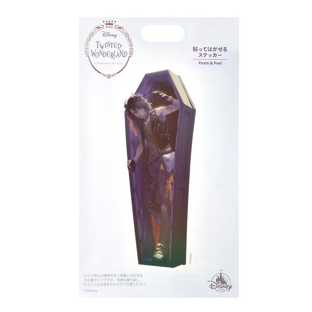 『ディズニー ツイステッドワンダーランド』ステッカー 150円（税抜）（C）Disney （C）Disney. Published by Aniplex