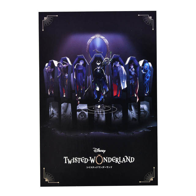 『ディズニー ツイステッドワンダーランド』ポストカード 100円（税抜）（C）Disney （C）Disney. Published by Aniplex