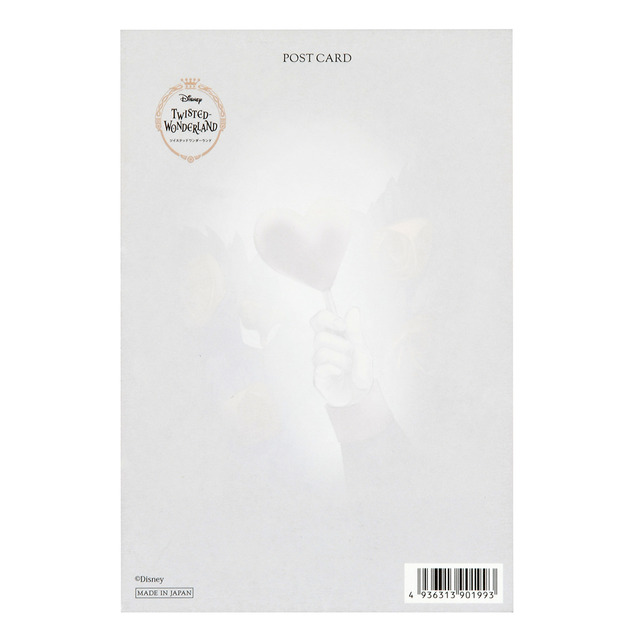『ディズニー ツイステッドワンダーランド』ポストカード 100円（税抜）（C）Disney （C）Disney. Published by Aniplex