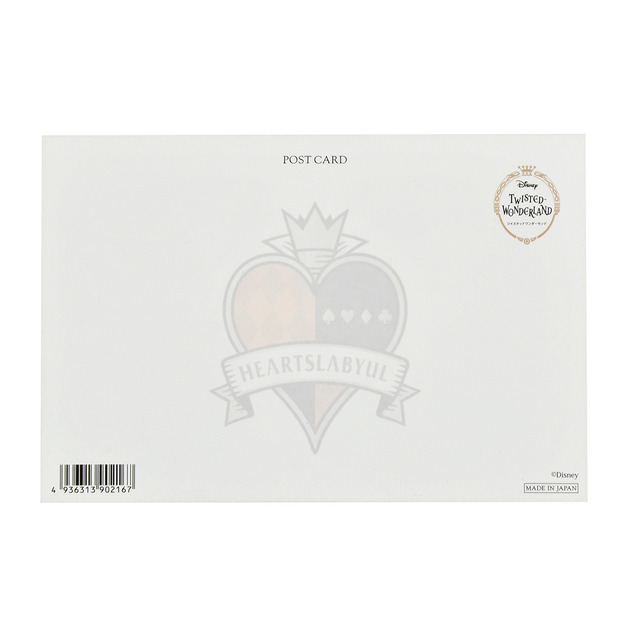 『ディズニー ツイステッドワンダーランド』ポストカード 100円（税抜）（C）Disney （C）Disney. Published by Aniplex