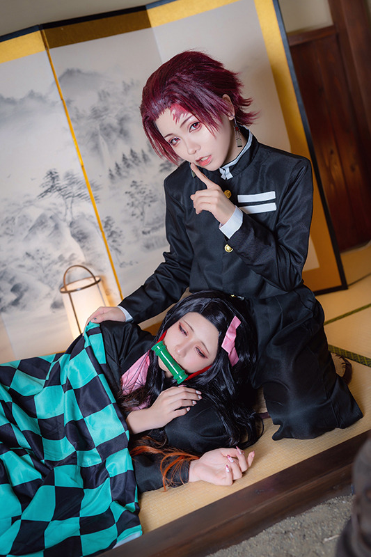 【コスプレ】「鬼滅の刃」竈門炭治郎と禰豆子の美麗レイヤー、“哀しき兄妹の物語”に挑戦【写真36枚】