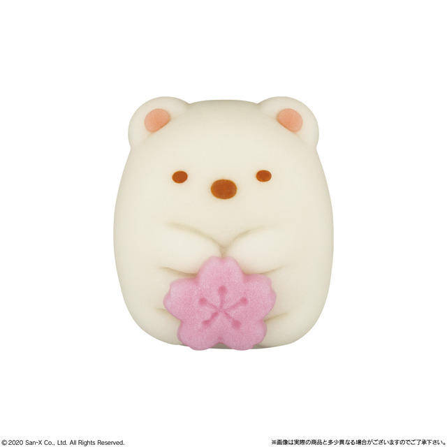 「食べマス すみっコぐらし ～春は桜でお花見タイム～」369円（税別）（C）2020 San-X Co., Ltd. All Rights Reserved.