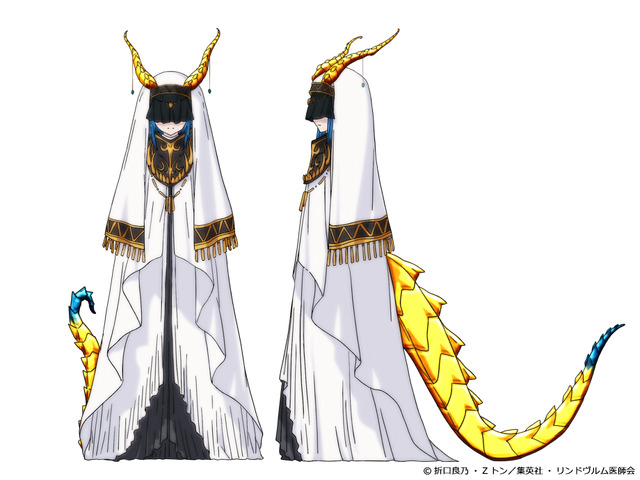 「TVアニメ『モンスター娘のお医者さん』スカディ・ドラーゲンフェルト 設定画」（Ｃ）折口良乃・Zトン／集英社・リンドヴルム医師会