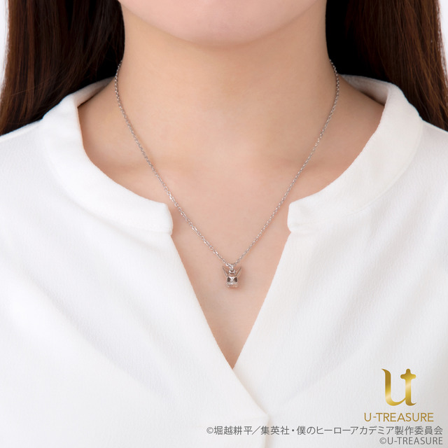 【僕のヒーローアカデミア】モチーフネックレス「緑谷出久」（シルバー）11,000円、（K10イエローゴールド）36,300円 （C）堀越耕平／集英社・僕のヒーローアカデミア製作委員会 （C）U-TREASURE