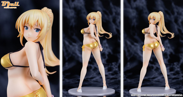 「『映画 この素晴らしい世界に祝福を！紅伝説』『ダクネス』水着ver. 1/7 塗装済み完成品フィギュア」12,800円（税抜）（C）2019 暁なつめ・三嶋くろね／KADOKAWA／映画このすば製作委員会