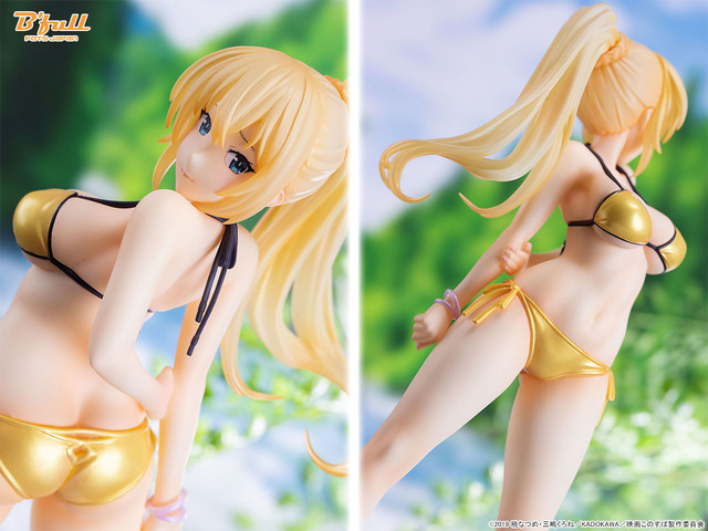 「『映画 この素晴らしい世界に祝福を！紅伝説』『ダクネス』水着ver. 1/7 塗装済み完成品フィギュア」12,800円（税抜）（C）2019 暁なつめ・三嶋くろね／KADOKAWA／映画このすば製作委員会