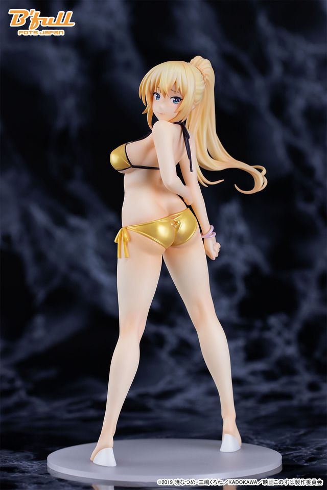 「『映画 この素晴らしい世界に祝福を！紅伝説』『ダクネス』水着ver. 1/7 塗装済み完成品フィギュア」12,800円（税抜）（C）2019 暁なつめ・三嶋くろね／KADOKAWA／映画このすば製作委員会