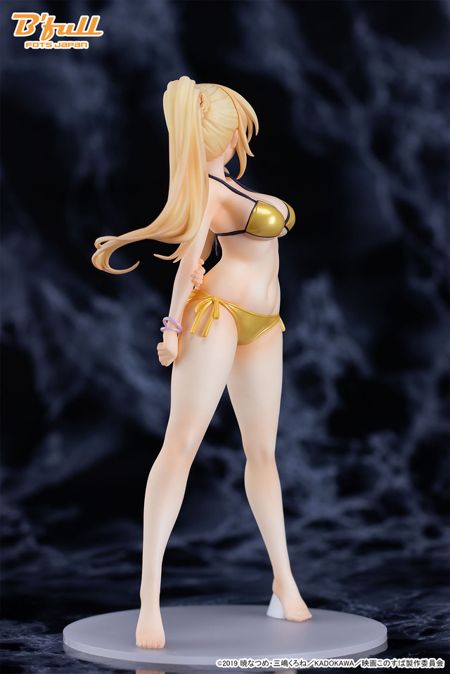 「『映画 この素晴らしい世界に祝福を！紅伝説』『ダクネス』水着ver. 1/7 塗装済み完成品フィギュア」12,800円（税抜）（C）2019 暁なつめ・三嶋くろね／KADOKAWA／映画このすば製作委員会