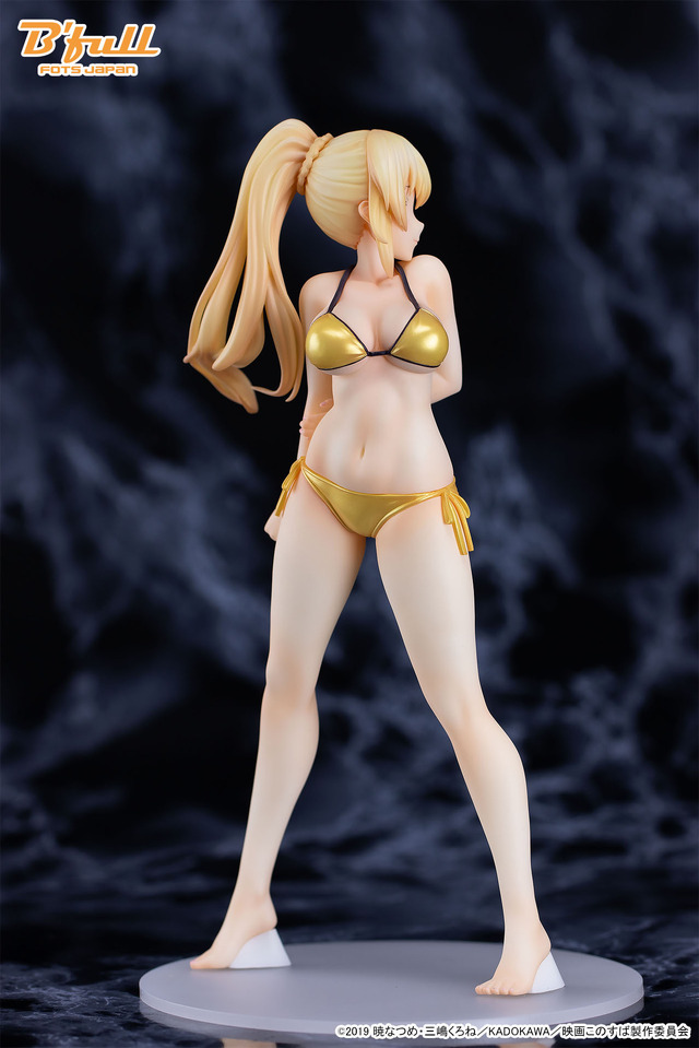 「『映画 この素晴らしい世界に祝福を！紅伝説』『ダクネス』水着ver. 1/7 塗装済み完成品フィギュア」12,800円（税抜）（C）2019 暁なつめ・三嶋くろね／KADOKAWA／映画このすば製作委員会