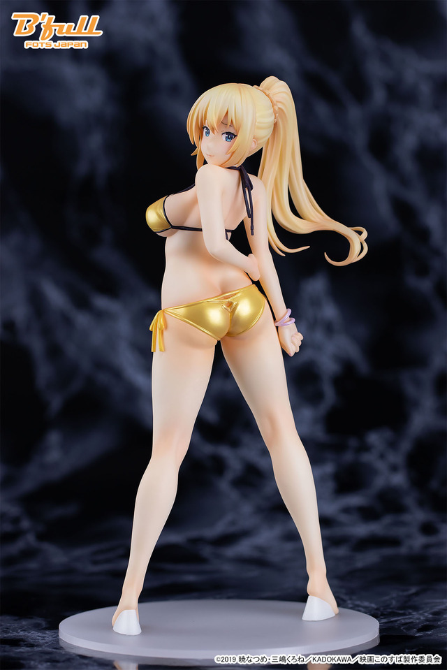 「『映画 この素晴らしい世界に祝福を！紅伝説』『ダクネス』水着ver. 1/7 塗装済み完成品フィギュア」12,800円（税抜）（C）2019 暁なつめ・三嶋くろね／KADOKAWA／映画このすば製作委員会