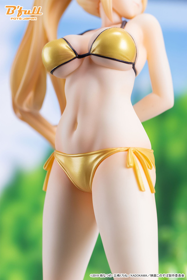 「『映画 この素晴らしい世界に祝福を！紅伝説』『ダクネス』水着ver. 1/7 塗装済み完成品フィギュア」12,800円（税抜）（C）2019 暁なつめ・三嶋くろね／KADOKAWA／映画このすば製作委員会