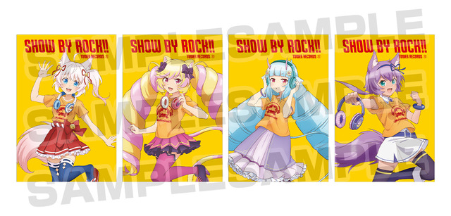 「SHOW BY ROCK!! POP UP SHOP in TOWER RECORDS」POP UP SHOP限定ポストカード（全4種）（C）2012, 2020 SANRIO CO., LTD. APPROVAL NO. S604813SHOW BY ROCK!! 製作委員会 M