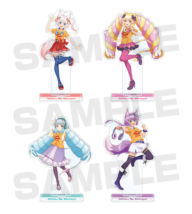 「SHOW BY ROCK!! POP UP SHOP in TOWER RECORDS」描き下ろしイラスト ヘッドフォンver. BIGアクリルスタンド（全4種）各1,800円（税別）（C）2012, 2020 SANRIO CO., LTD. APPROVAL NO. S604813SHOW BY ROCK!! 製作委員会 M