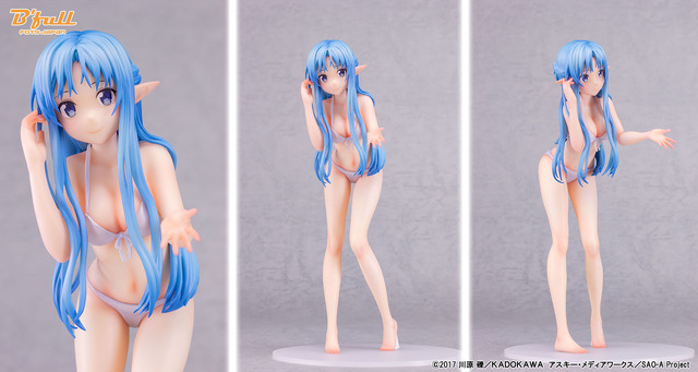 「ソードアート・オンライン「アスナ」水着ver. 1/7スケール塗装済み完成品フィギュア」13,800円（税抜）（C）2017 川原 礫／ＫＡＤＯＫＡＷＡ　アスキー・メディアワークス／SAO-A Project
