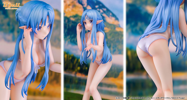 「ソードアート・オンライン「アスナ」水着ver. 1/7スケール塗装済み完成品フィギュア」13,800円（税抜）（C）2017 川原 礫／ＫＡＤＯＫＡＷＡ　アスキー・メディアワークス／SAO-A Project