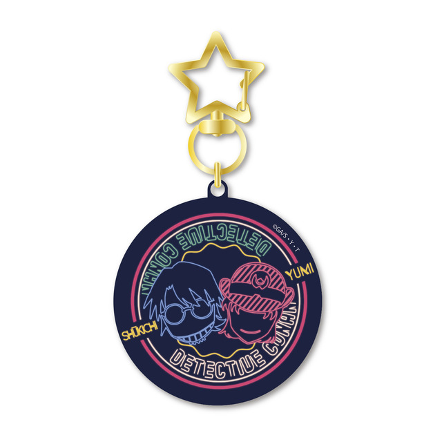 『名探偵コナン』ネオンアクリルマスコット vol.3「羽田秀吉&宮本由美」（C）青山剛昌／小学館・読売テレビ・ TMS 1996