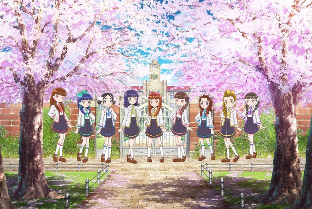 TVアニメ『ガル学。～聖ガールズスクエア学院～』聖ガールズスクエア学院正門（C）2020「ガル学。」製作委員会