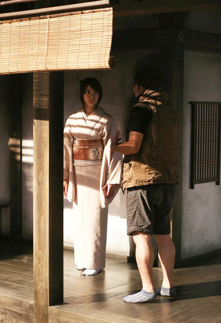 武井咲（神谷薫役）／『るろうに剣心』撮影現場　in 三浦半島