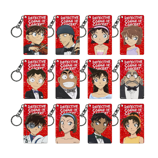 「会場限定トレーディングカードキーホルダー2020（全12種）」単品販売価格　：550円（税込）セット販売価格：6,600円（税込）※本商品はECサイトでの販売は行いません。（C）青山剛昌／小学館・読売テレビ・TMS 1996（C）1997-2020 青山剛昌／名探偵コナン製作委員会