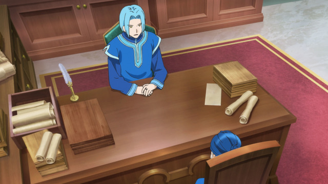 『本好きの下剋上 司書になるためには手段を選んでいられません』第十六章「青い衣と異なる常識」先行カット（C）香月美夜・TOブックス／本好きの下剋上製作委員会