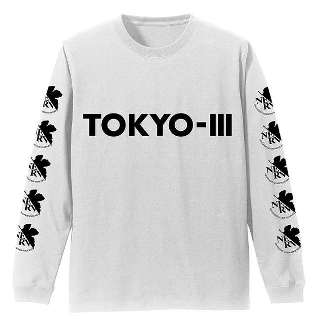 「ネルフロゴ 袖リブロングスリーブTシャツ」価格：3,900円+税（C）カラー