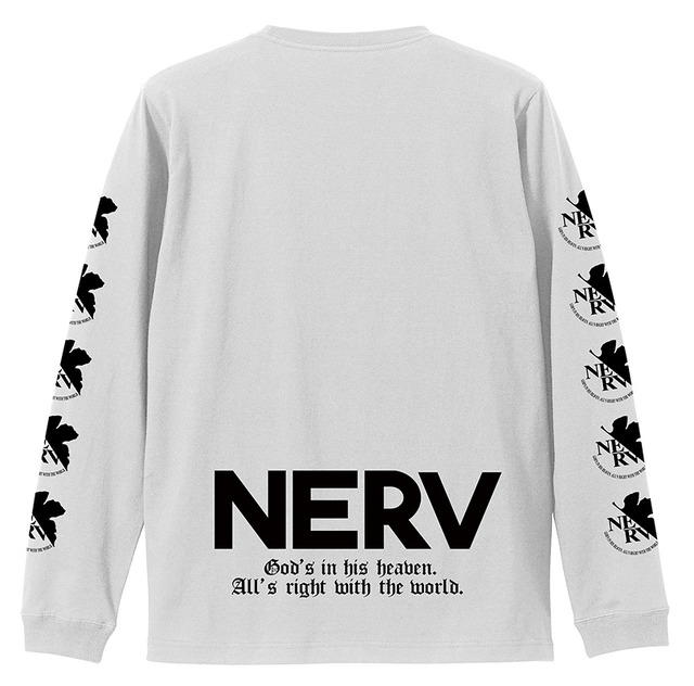 「ネルフロゴ 袖リブロングスリーブTシャツ」価格：3,900円+税（C）カラー