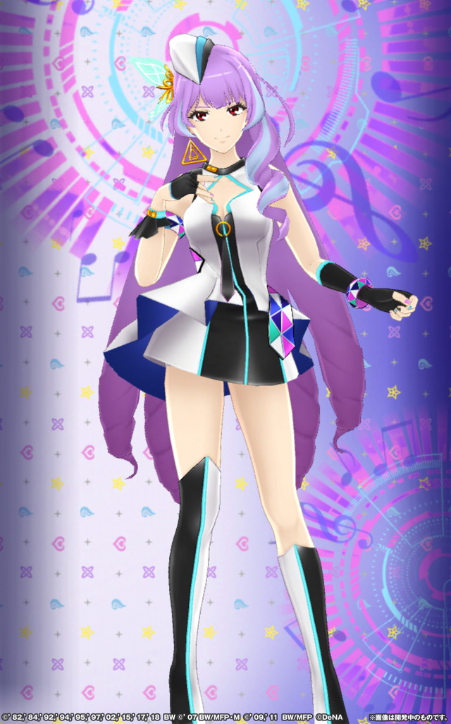 『歌マクロス スマホDeカルチャー』モーントシャイン （C）'82,'84,'92,'94,'95,'97,'02,'15,'17,'18 BW （C）'07 BW/MFP・M（C）'09,'11 BW/MFP （C）DeNA