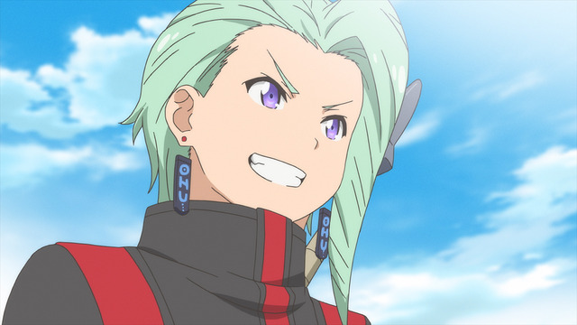 「社長、バトルの時間です！」第2話先行カット（C）KADOKAWA・でらゲー・PREAPP PARTNERS／「シャチバト！」製作委員会