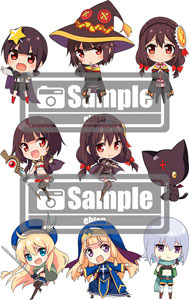 『この素晴らしい世界に爆焔を！』アクリルキーホルダーセット(C98)A・B・C 各2,091円（税抜）イラスト：森野カスミ (c)Kasumi Morino 2020 (c)Natsume Akatsuki,Kurone Mishima 2020