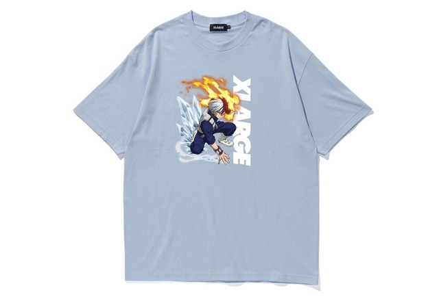 【S/S TEE】TODOROKI 各5,500円（税抜）（C）堀越耕平／集英社・僕のヒーローアカデミア製作委員会