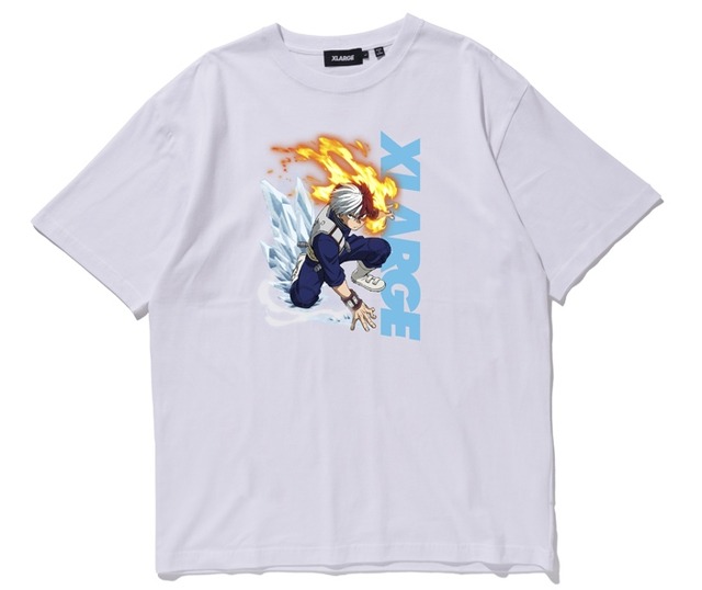 【S/S TEE】TODOROKI 各5,500円（税抜）（C）堀越耕平／集英社・僕のヒーローアカデミア製作委員会