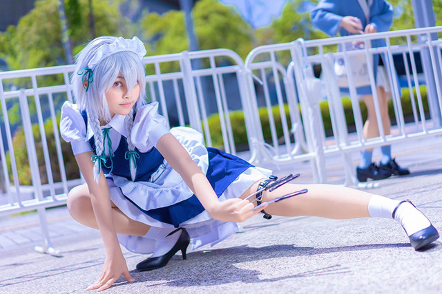 十六夜咲夜『東方Project』／撮影：tama（@tama_0811_）