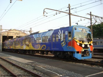 「銀河鉄道999ラッピングトレイン」（c）Leiji Matsumoto,SEIBU Railway Co.,LTD.