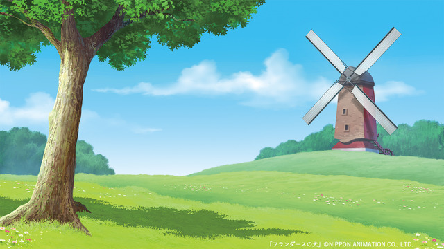 「世界名作劇場」シリーズ壁紙『フランダースの犬』